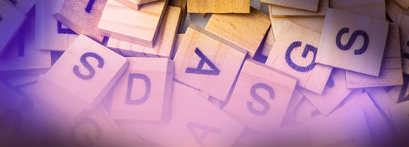 Scrabble pieces background image